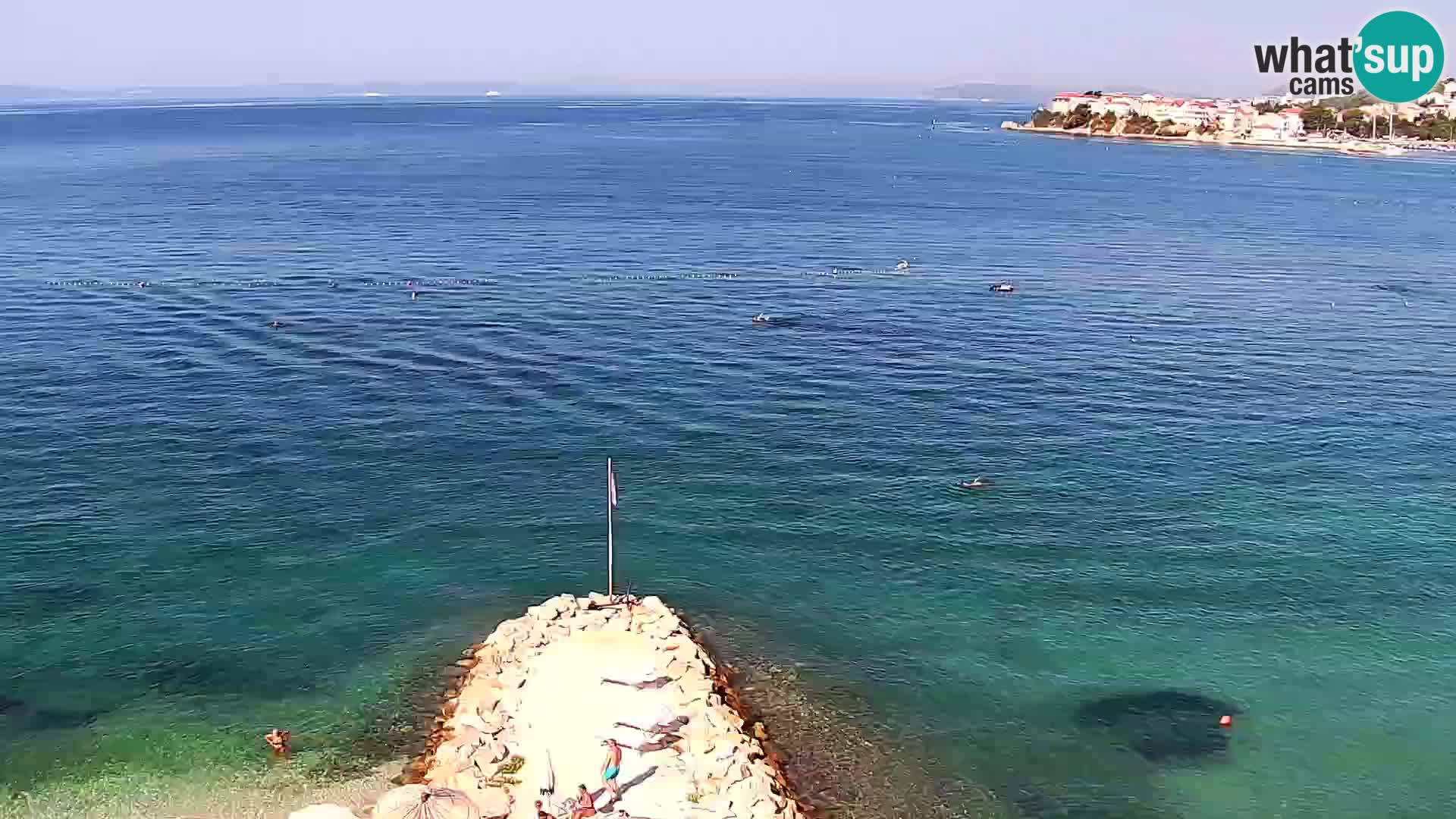 Webcam plage de Podstrana – Vue en direct depuis Hotel Split