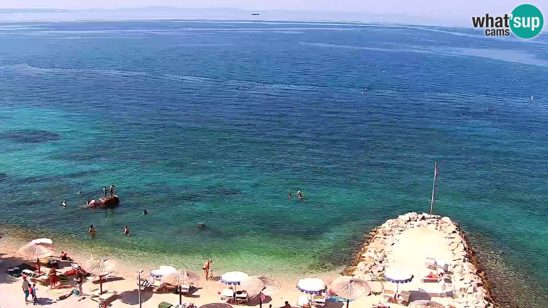 Webcam Playa de Podstrana – Vista en directo desde Hotel Split