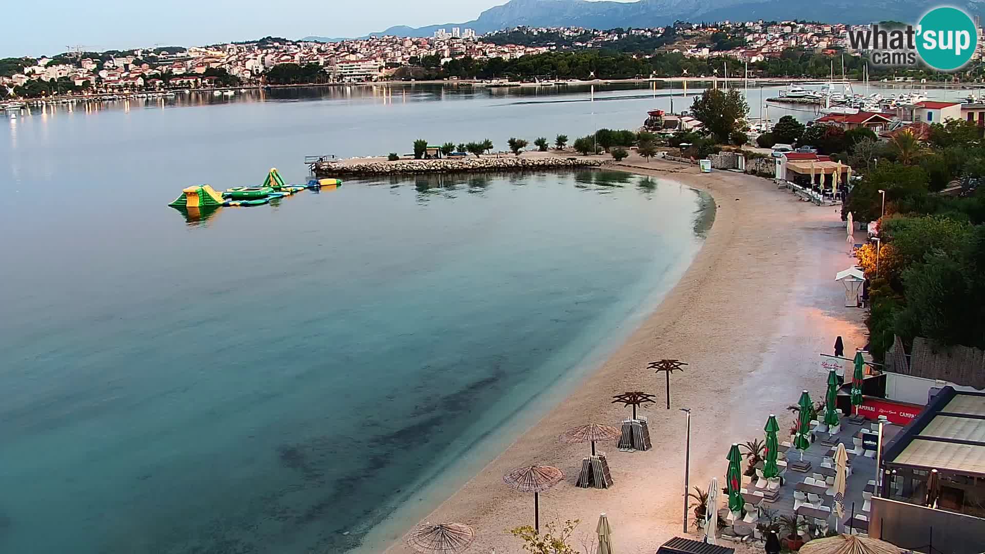 Webcam plage de Podstrana – Vue en direct depuis Hotel Split