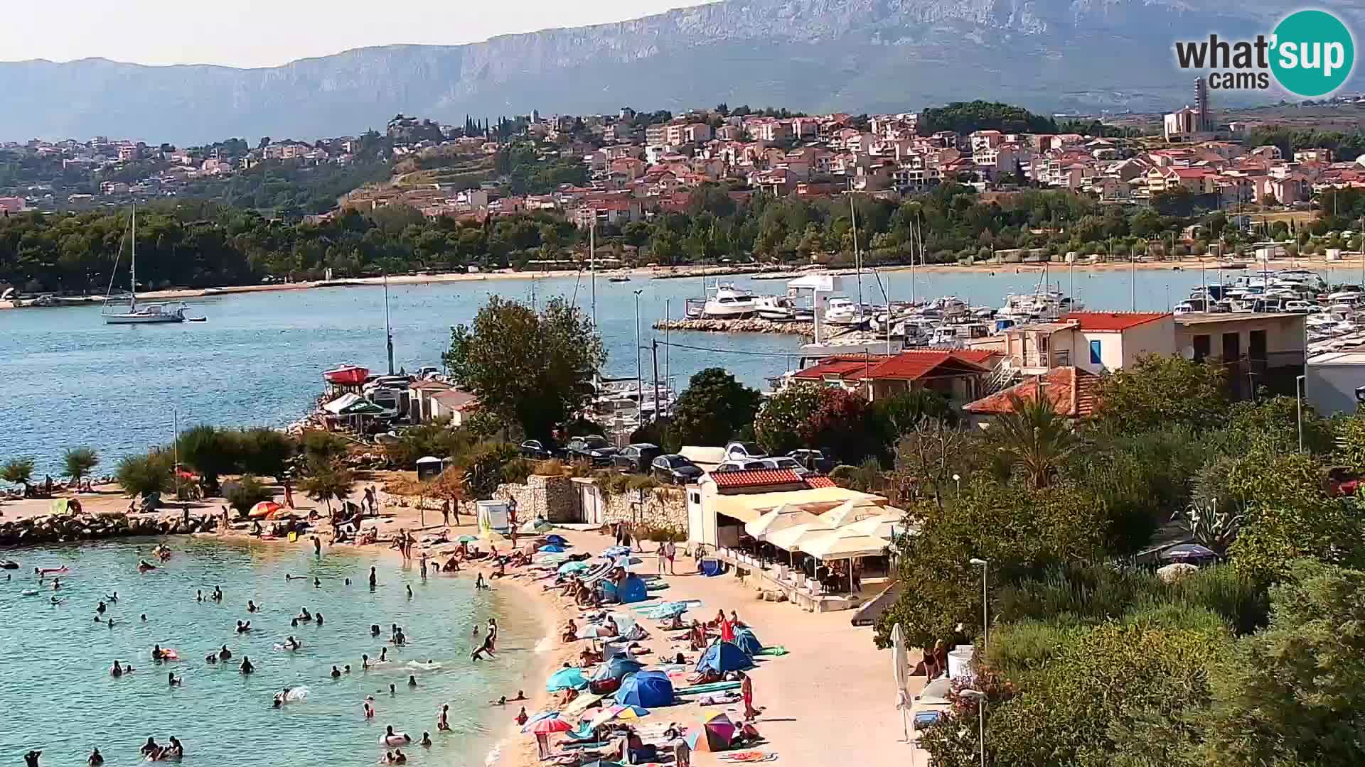 Podstrana Strand Webcam – Liveblick vom Hotel Split