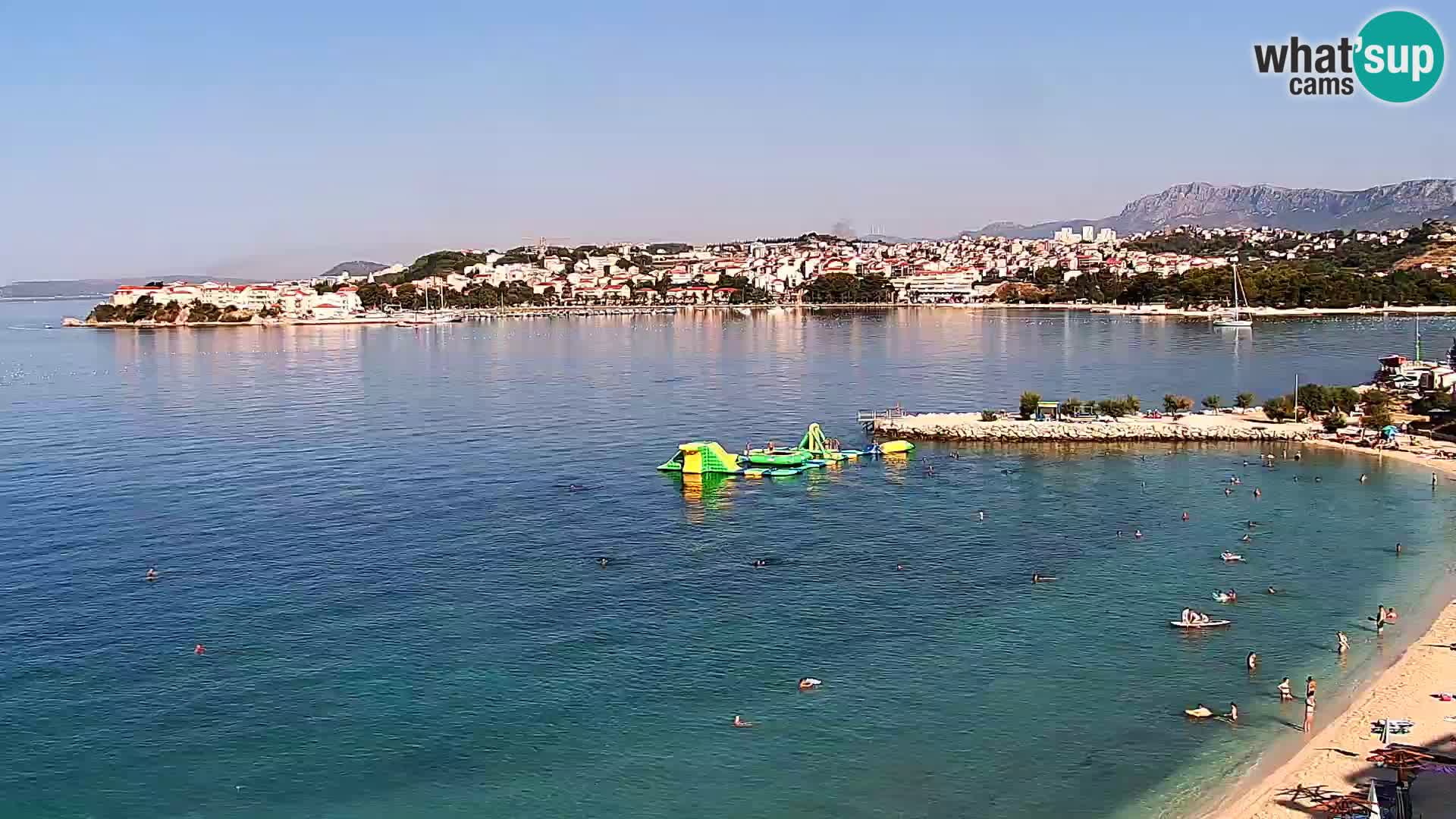 Webcam plage de Podstrana – Vue en direct depuis Hotel Split