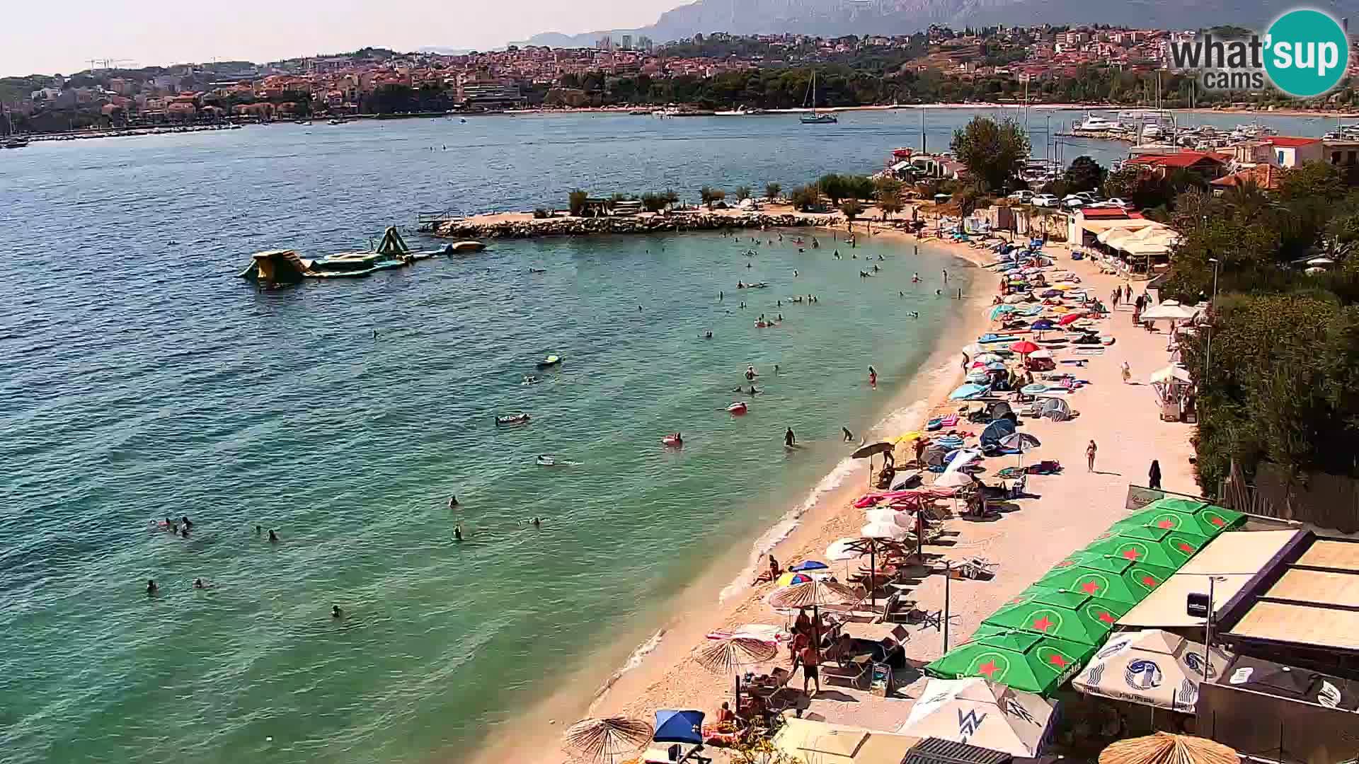 Web kamera Plaža Podstrana – Pogled uživo