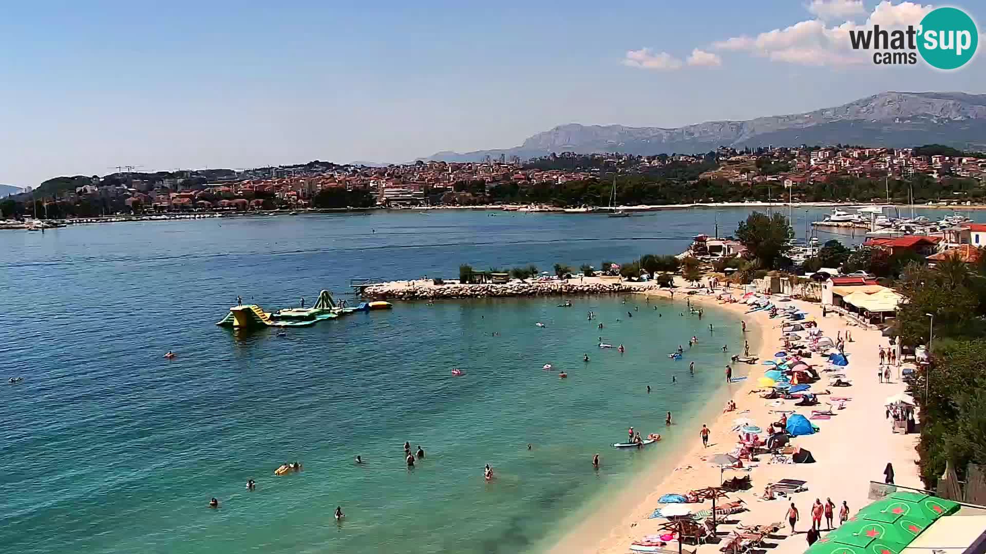 Web kamera Plaža Podstrana – Pogled uživo