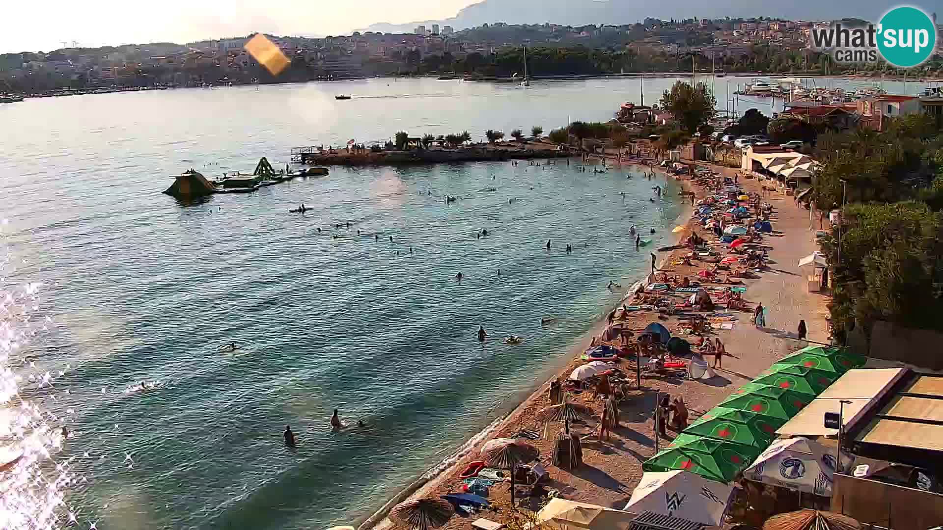 Webcam plage de Podstrana – Vue en direct depuis Hotel Split