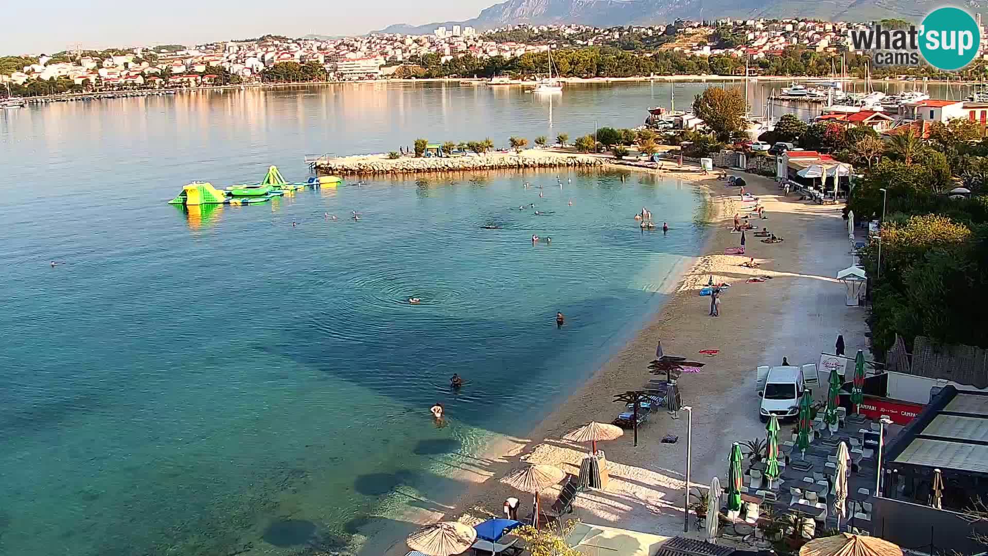 Webcam Playa de Podstrana – Vista en directo desde Hotel Split