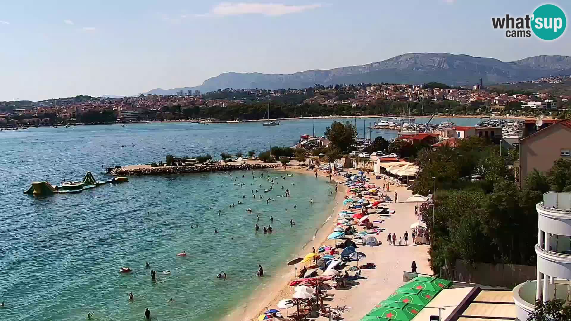 Webcam plage de Podstrana – Vue en direct depuis Hotel Split