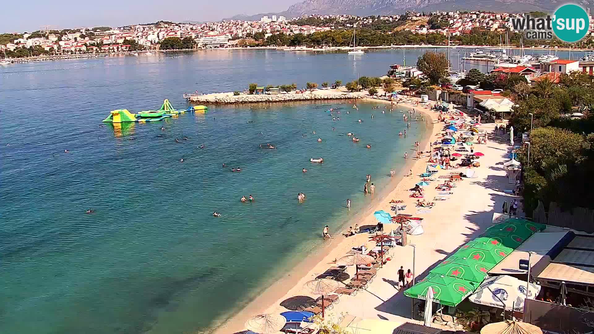 Podstrana Strand Webcam – Liveblick vom Hotel Split