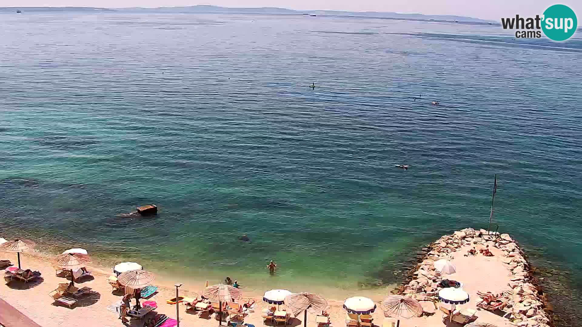 Webcam plage de Podstrana – Vue en direct depuis Hotel Split