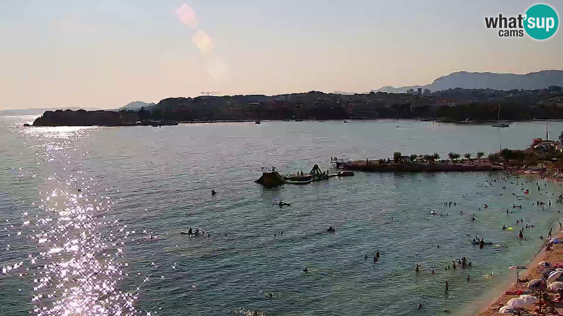 Webcam plage de Podstrana – Vue en direct depuis Hotel Split