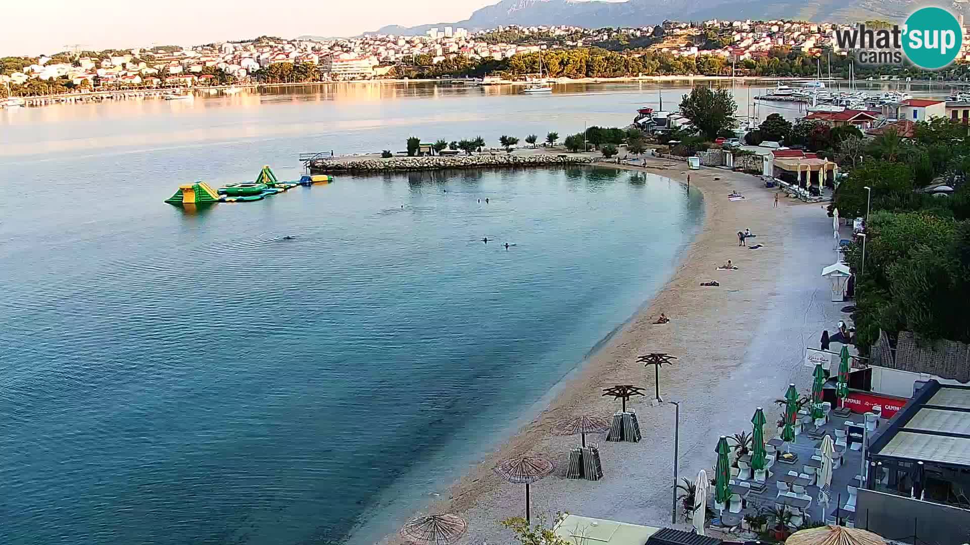 Webcam plage de Podstrana – Vue en direct depuis Hotel Split