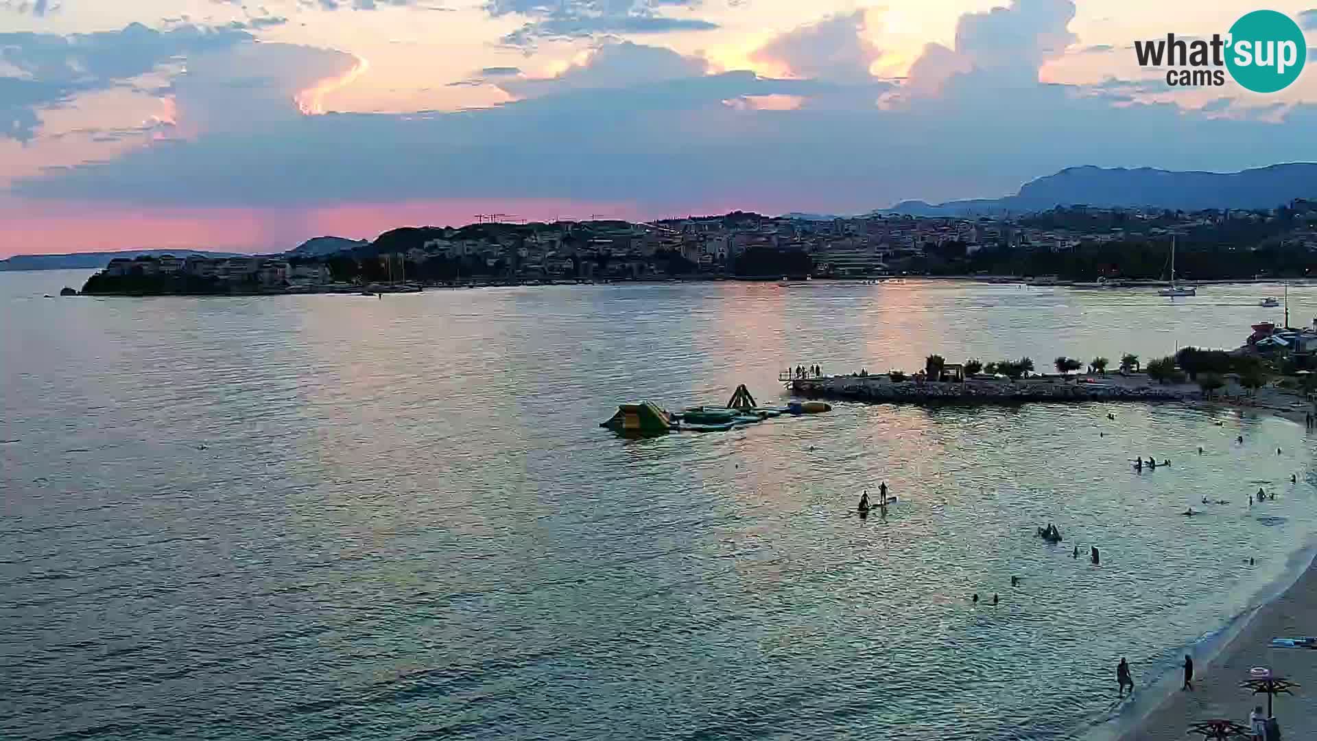 Webcam plage de Podstrana – Vue en direct depuis Hotel Split