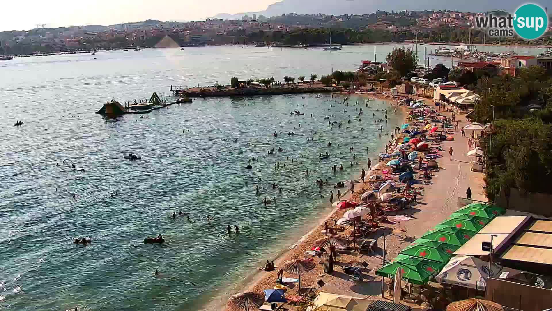 Webcam plage de Podstrana – Vue en direct depuis Hotel Split