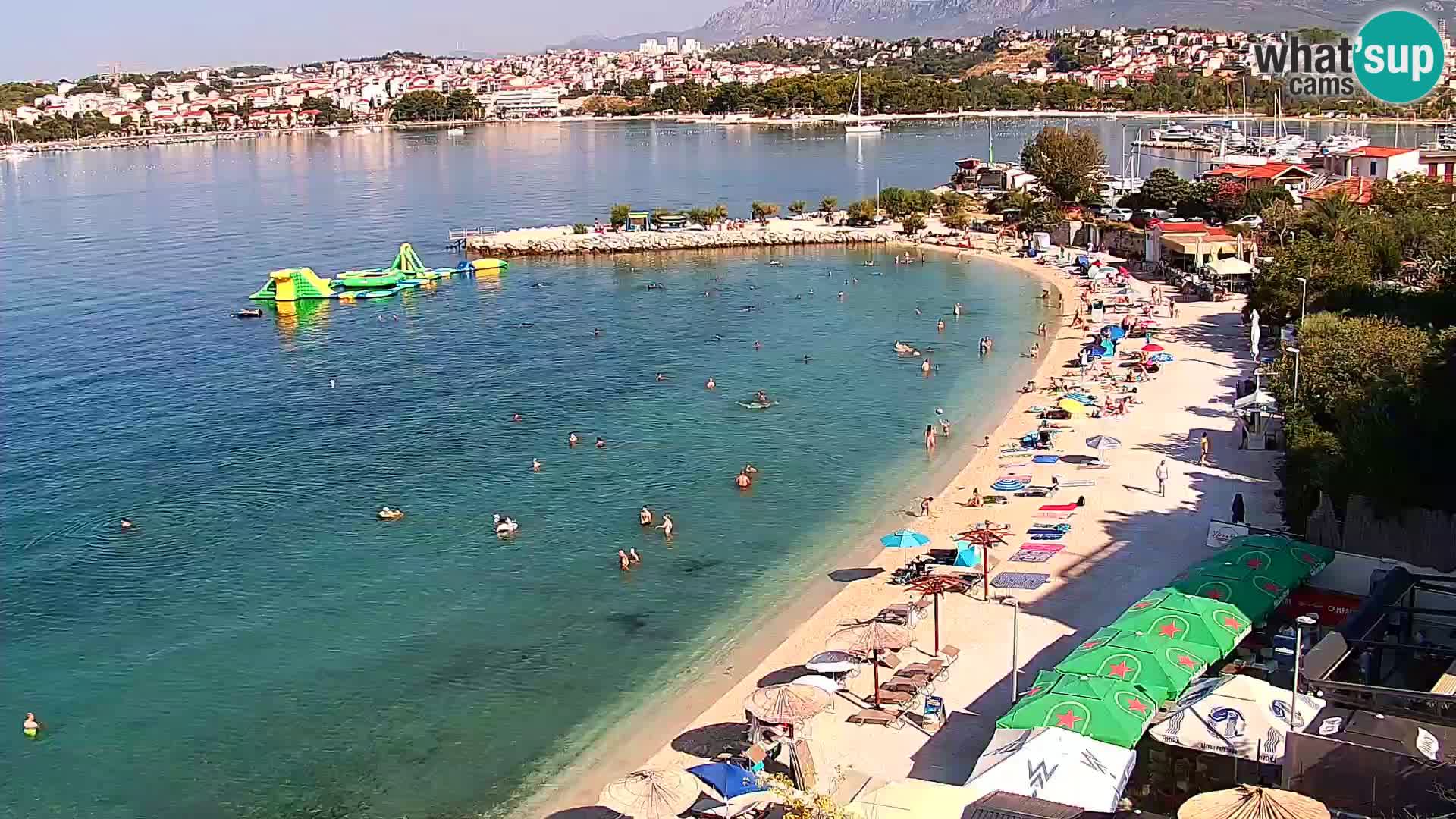 Web kamera Plaža Podstrana – Pogled uživo