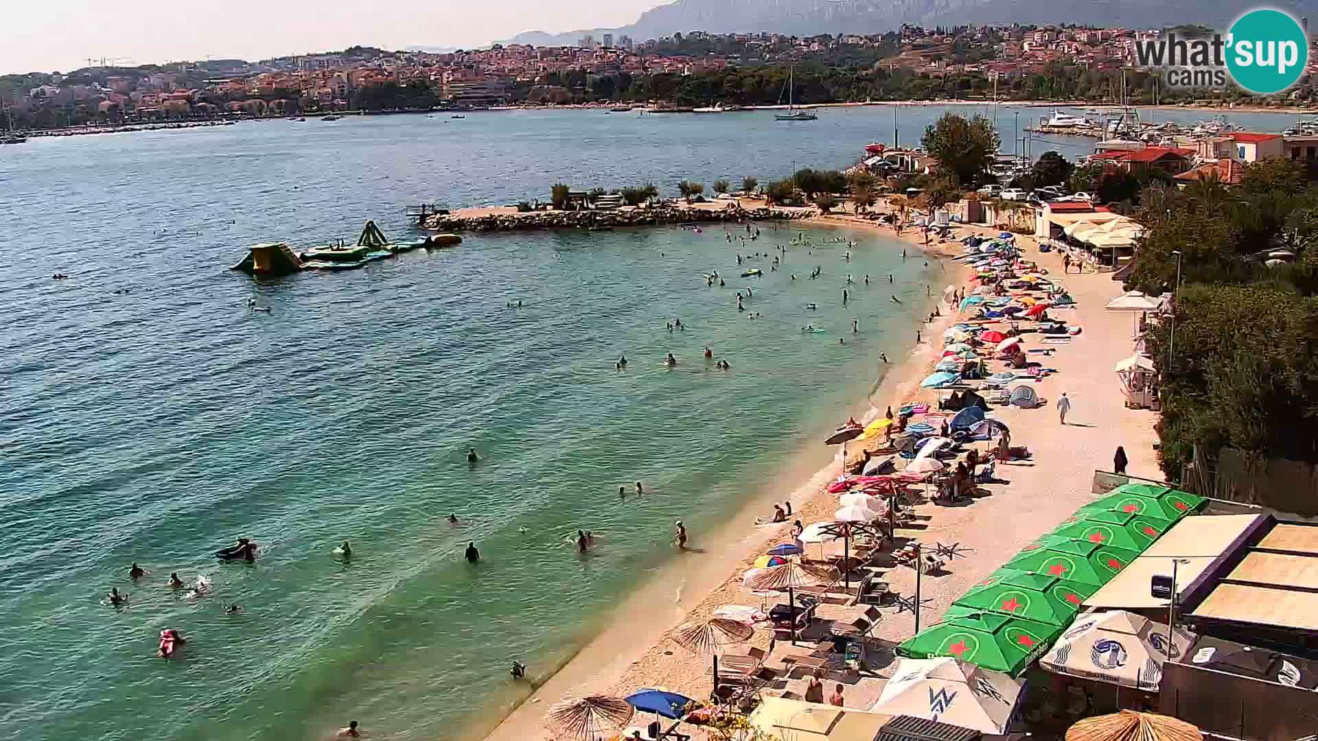 Webcam Playa de Podstrana – Vista en directo desde Hotel Split