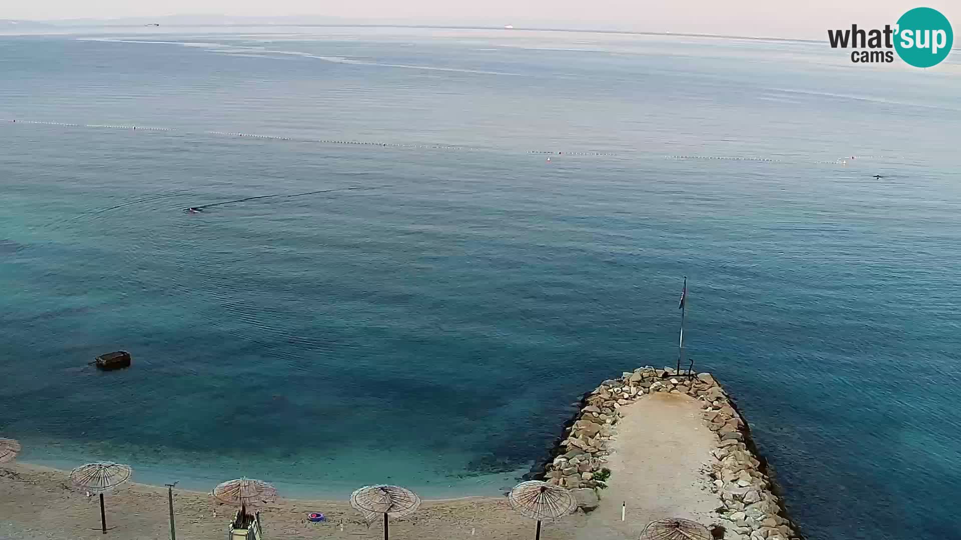 Podstrana Strand Webcam – Liveblick vom Hotel Split