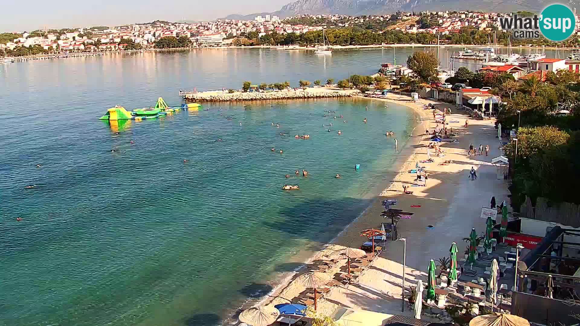 Webcam plage de Podstrana – Vue en direct depuis Hotel Split