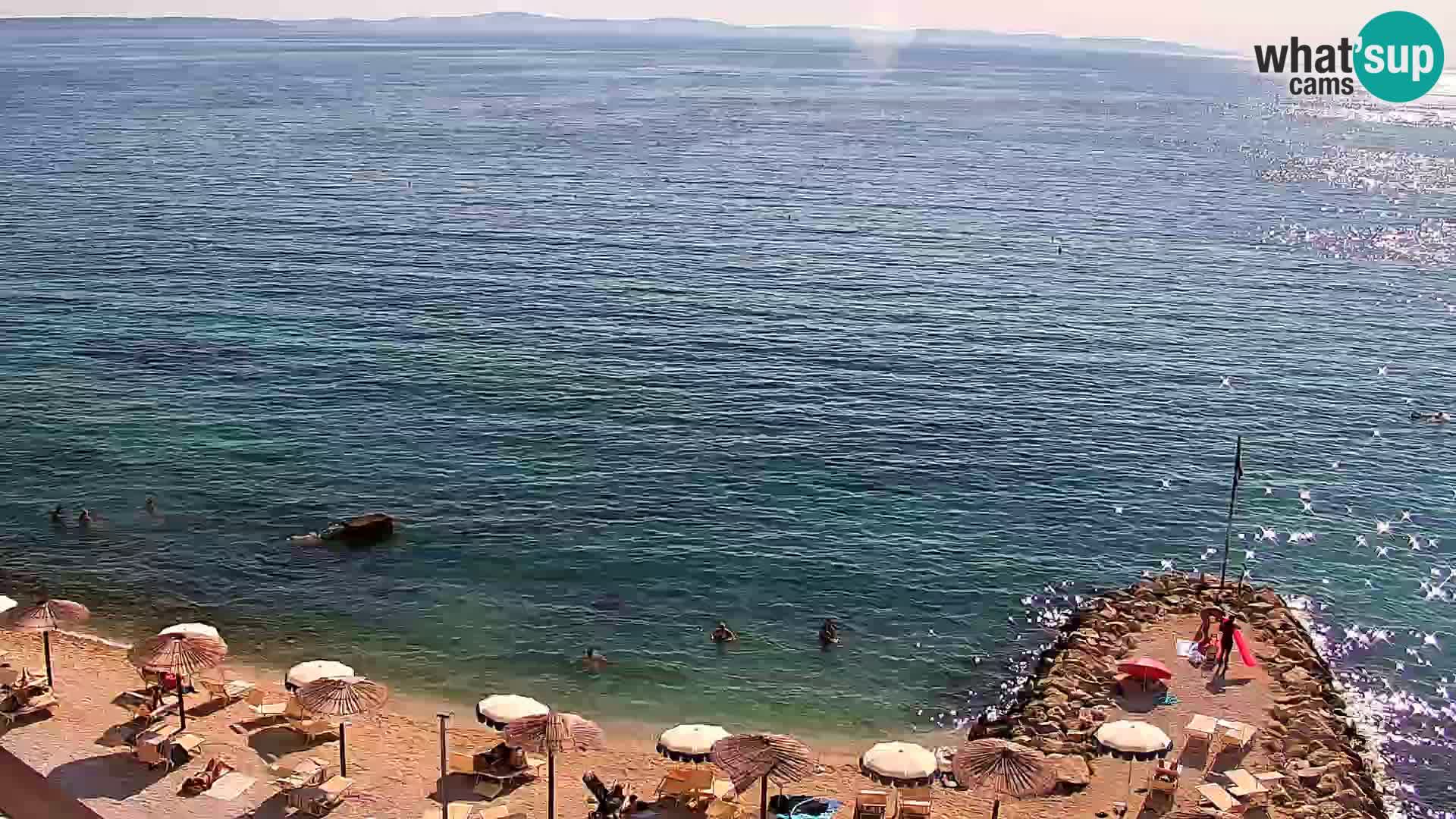 Webcam Playa de Podstrana – Vista en directo desde Hotel Split