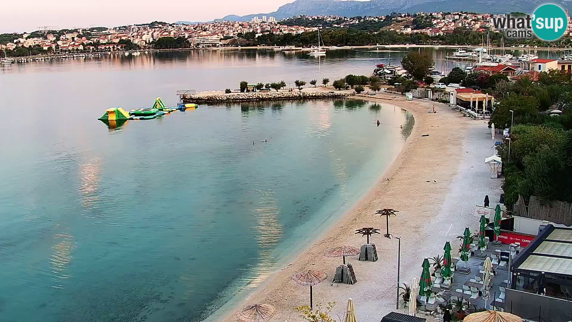 Webcam plage de Podstrana – Vue en direct depuis Hotel Split