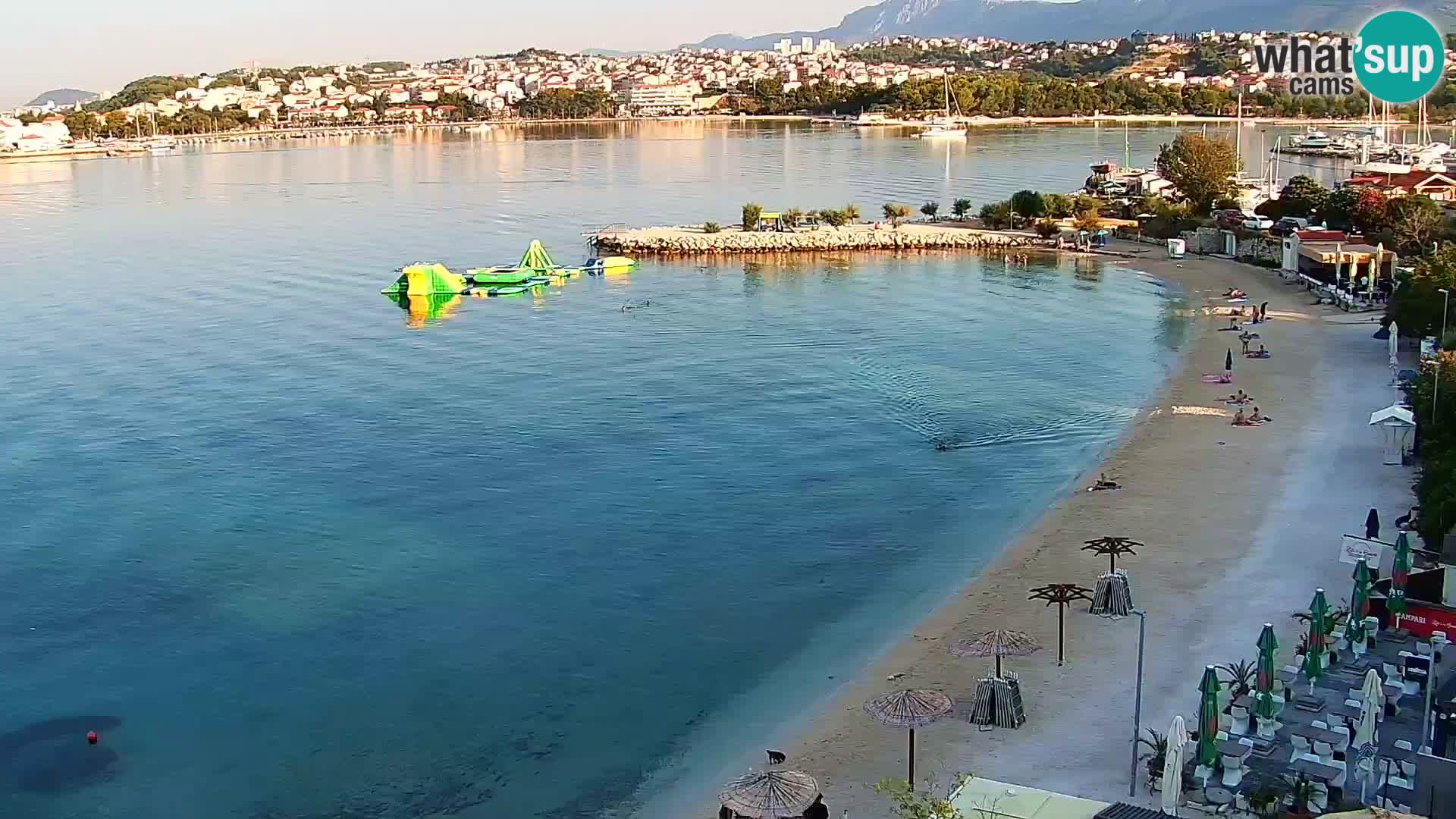 Webcam plage de Podstrana – Vue en direct depuis Hotel Split