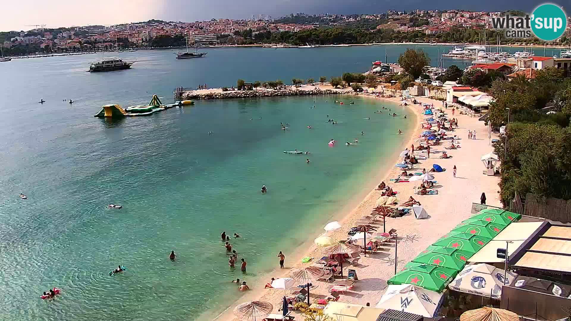 Webcam Playa de Podstrana – Vista en directo desde Hotel Split