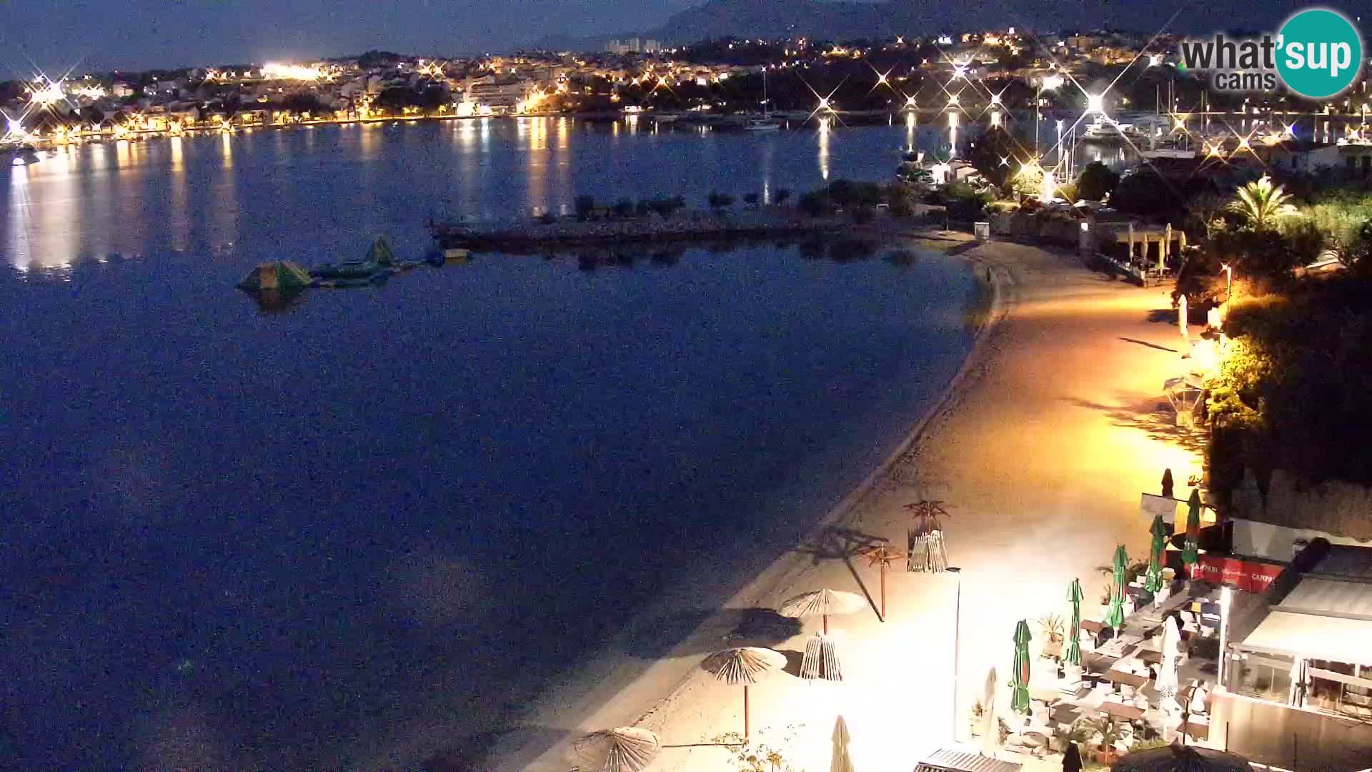 Web kamera Plaža Podstrana – Pogled uživo