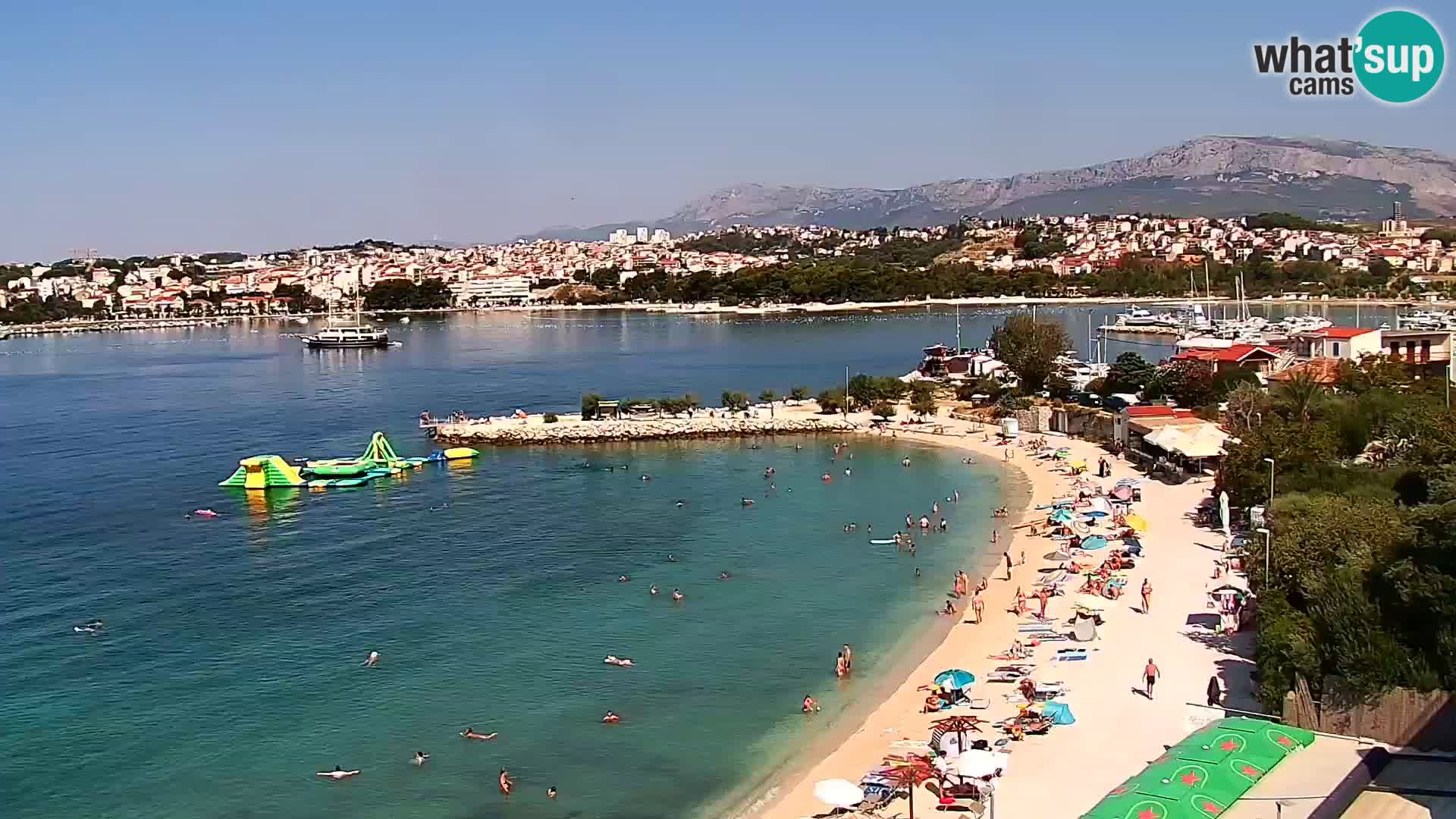 Podstrana Strand Webcam – Liveblick vom Hotel Split