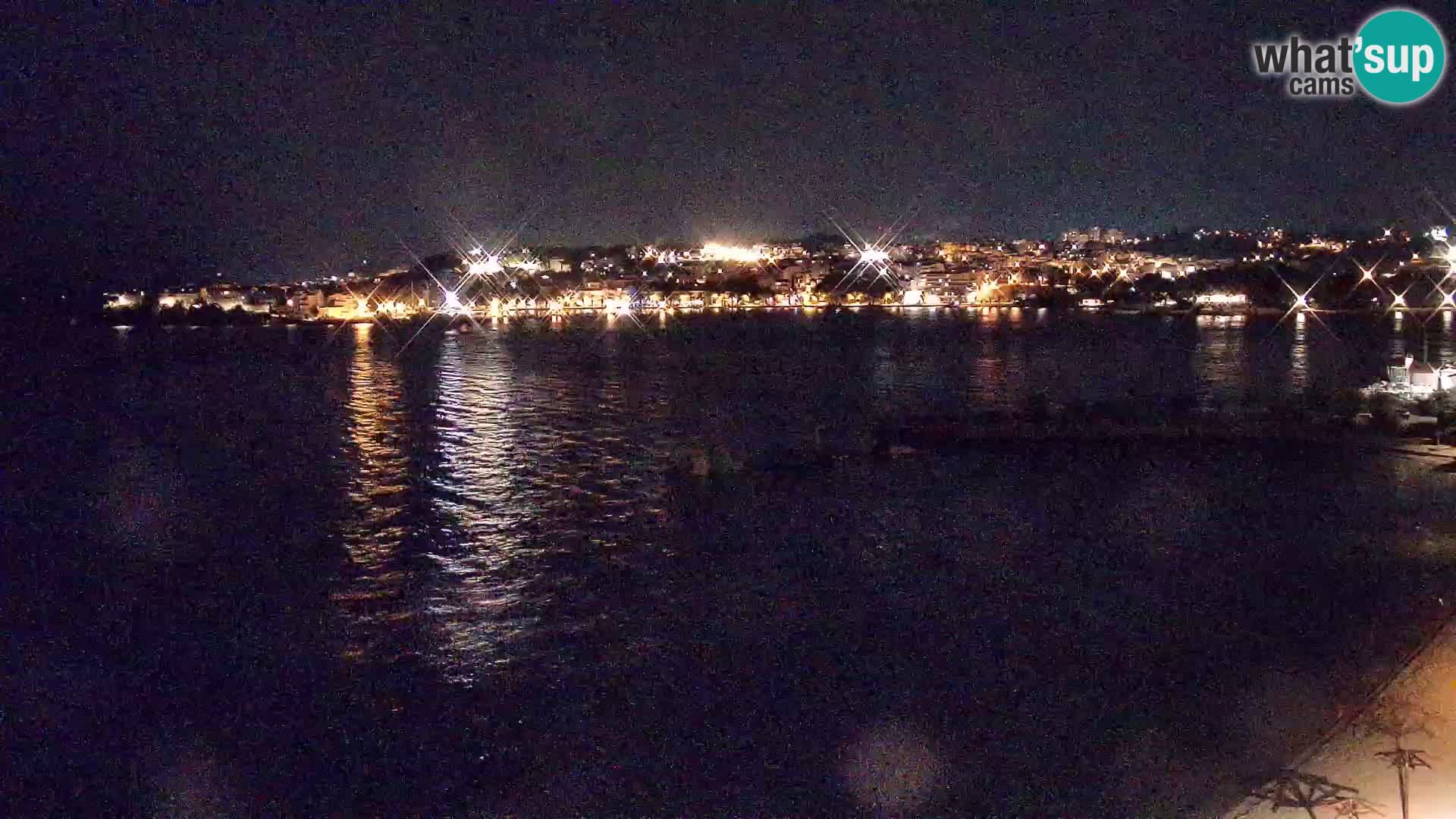 Webcam plage de Podstrana – Vue en direct depuis Hotel Split