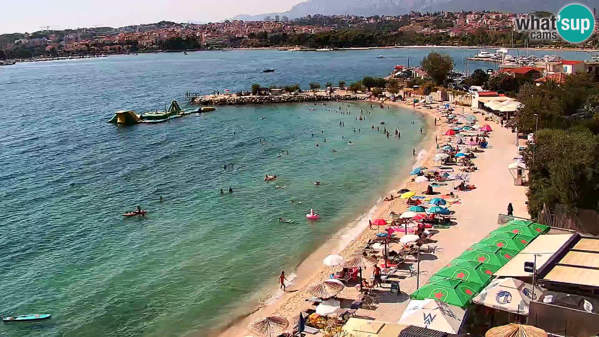 Webcam plage de Podstrana – Vue en direct depuis Hotel Split