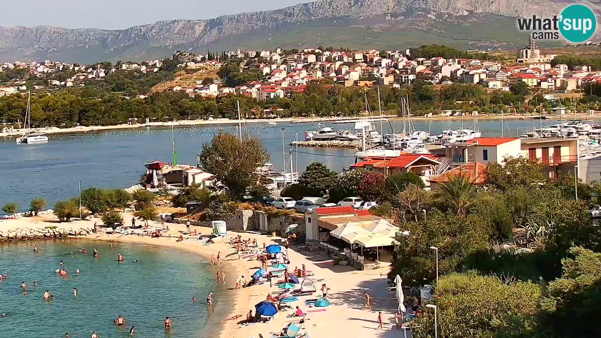 Webcam Playa de Podstrana – Vista en directo desde Hotel Split