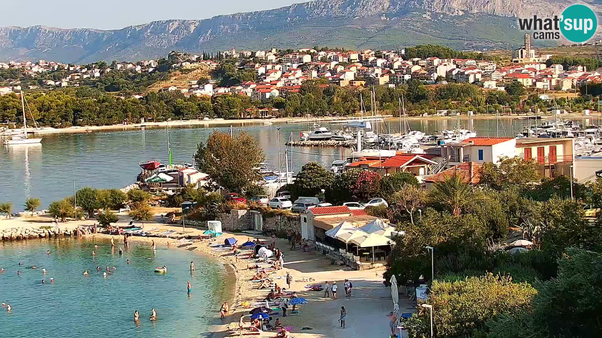 Webcam plage de Podstrana – Vue en direct depuis Hotel Split