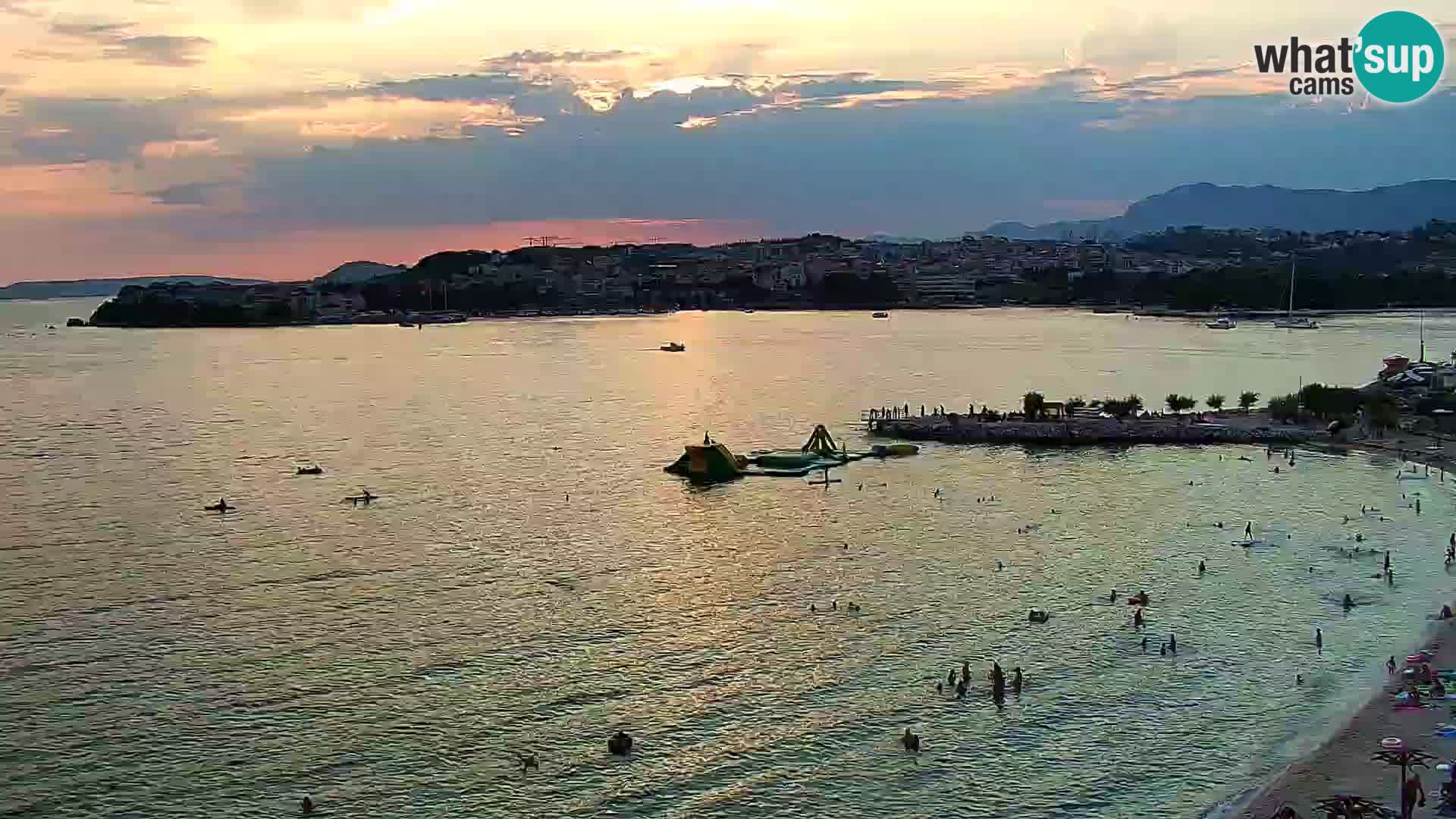 Web kamera Plaža Podstrana – Pogled uživo