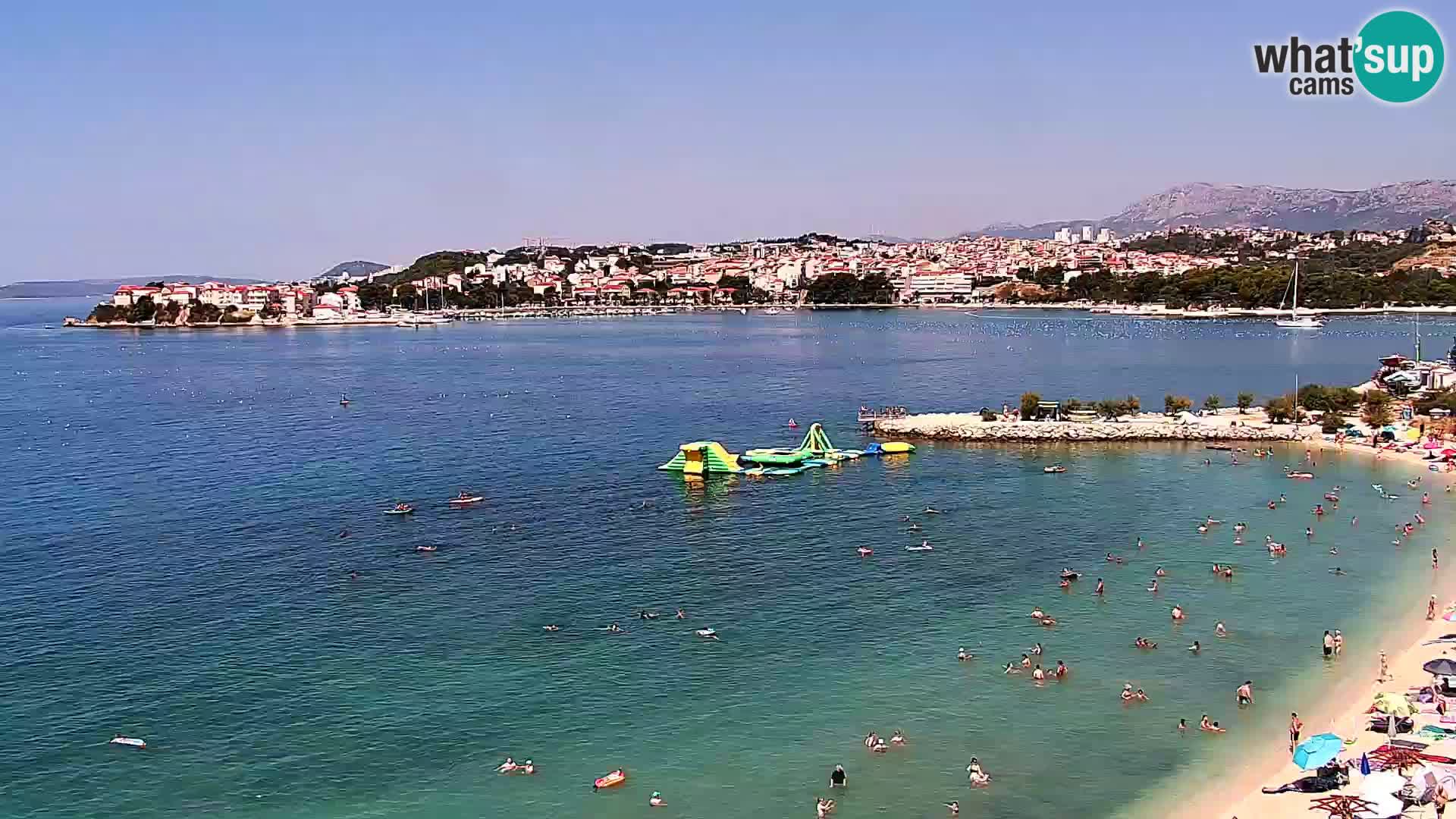 Webcam plage de Podstrana – Vue en direct depuis Hotel Split