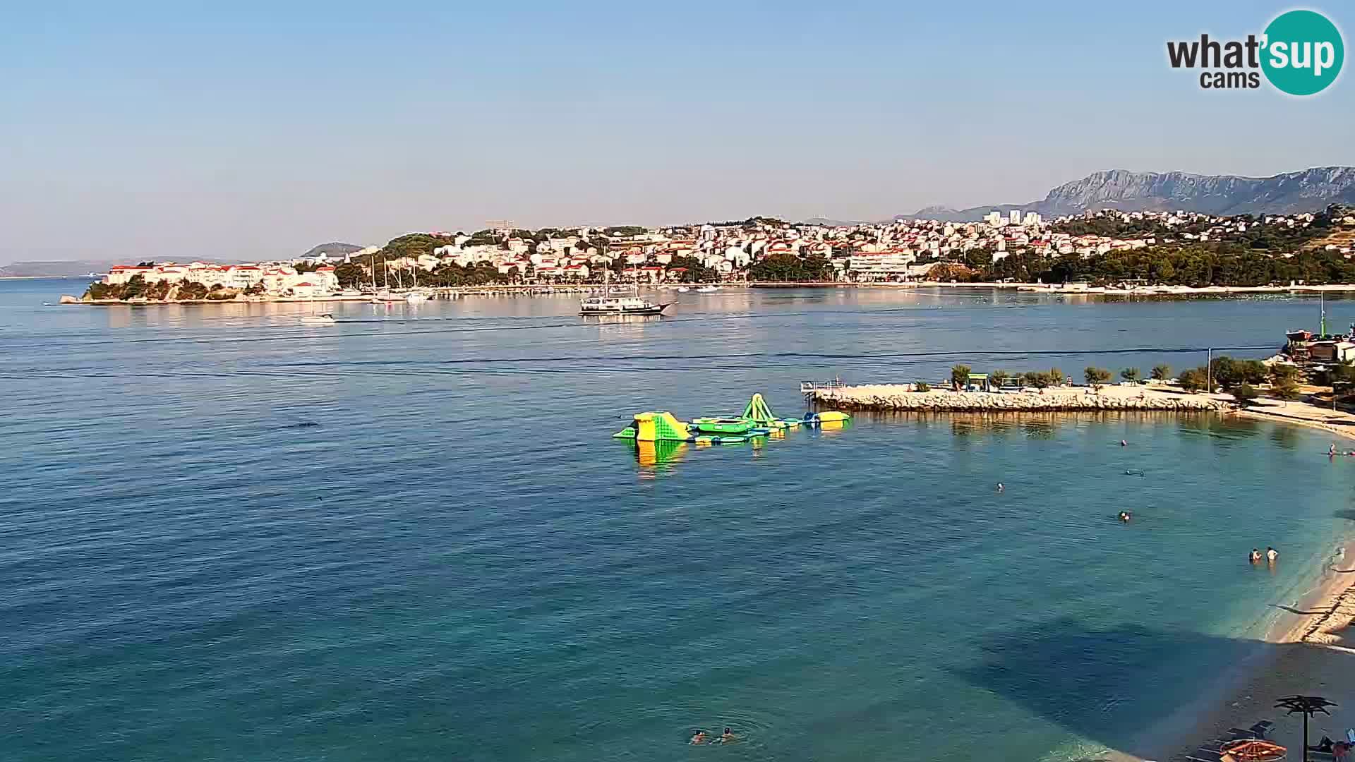 Web kamera Plaža Podstrana – Pogled uživo