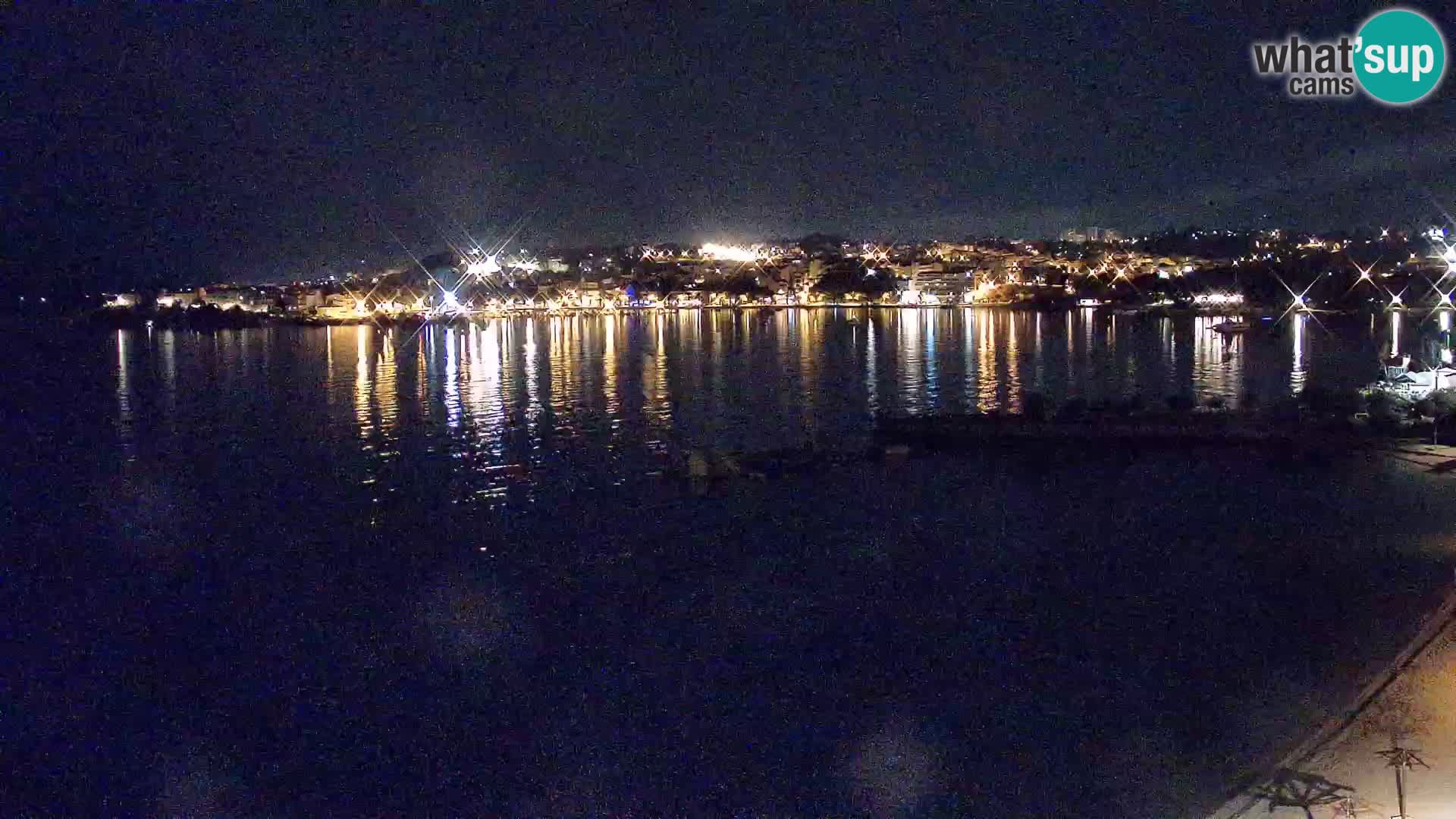 Webcam Playa de Podstrana – Vista en directo desde Hotel Split