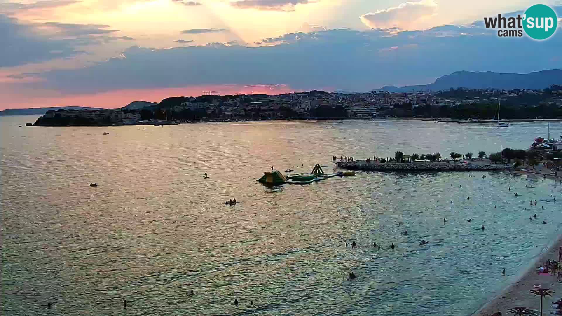Webcam plage de Podstrana – Vue en direct depuis Hotel Split