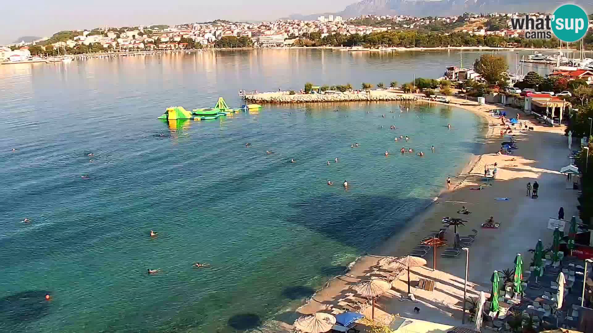 Webcam Playa de Podstrana – Vista en directo desde Hotel Split