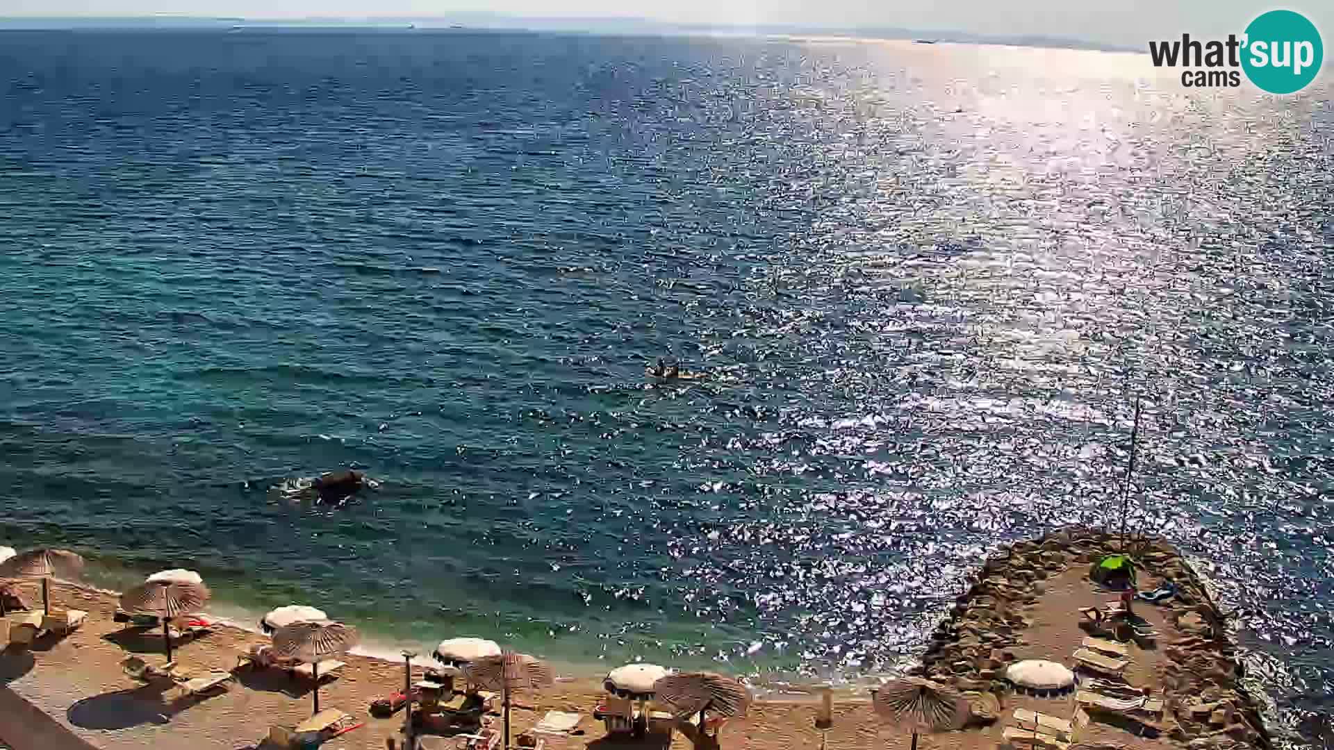 Webcam plage de Podstrana – Vue en direct depuis Hotel Split
