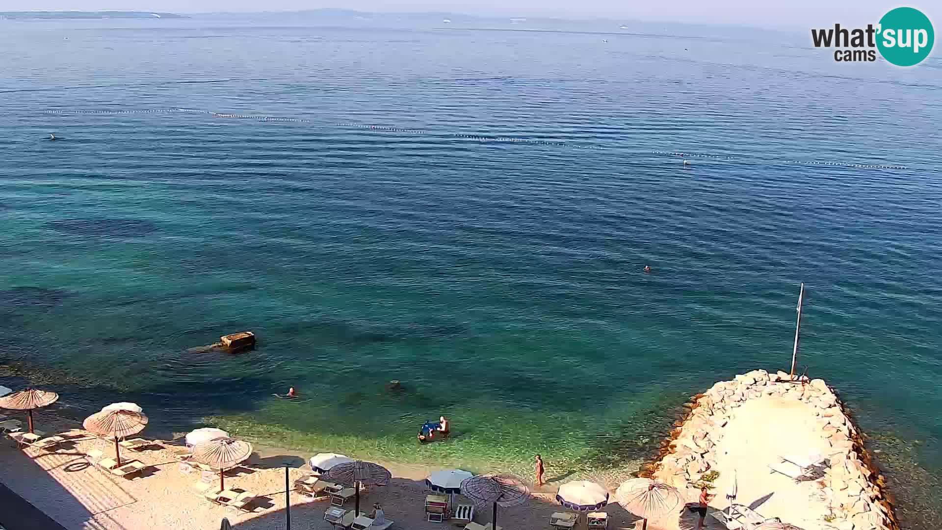 Web kamera Plaža Podstrana – Pogled uživo