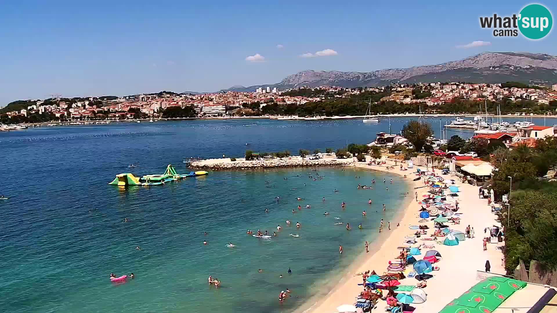 Webcam Playa de Podstrana – Vista en directo desde Hotel Split