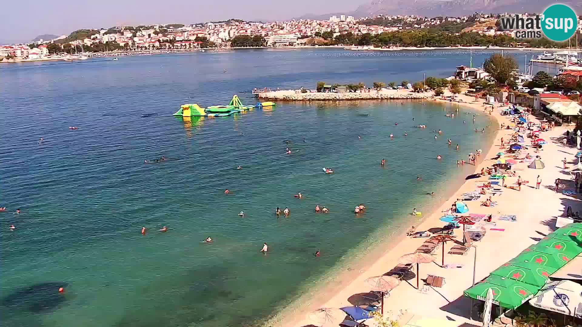 Webcam plage de Podstrana – Vue en direct depuis Hotel Split