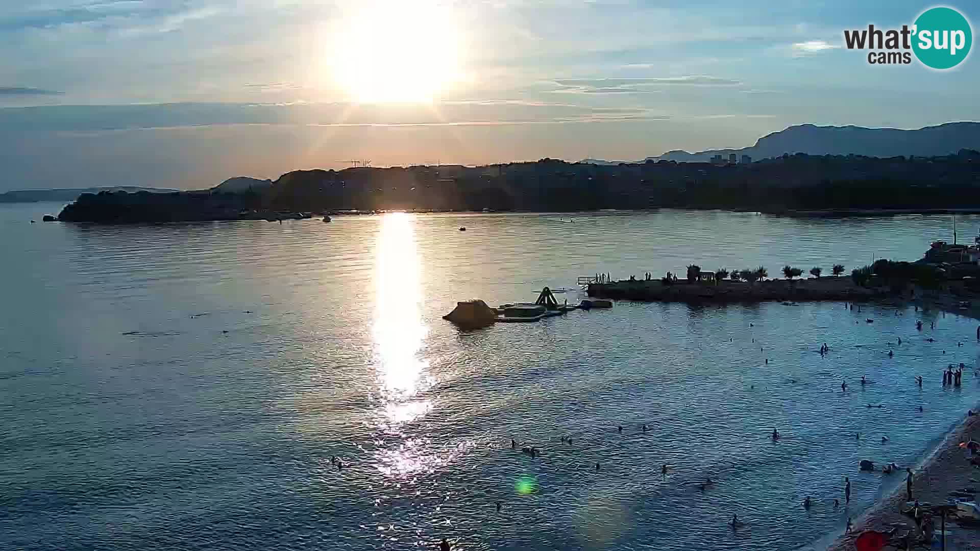 Web kamera Plaža Podstrana – Pogled uživo
