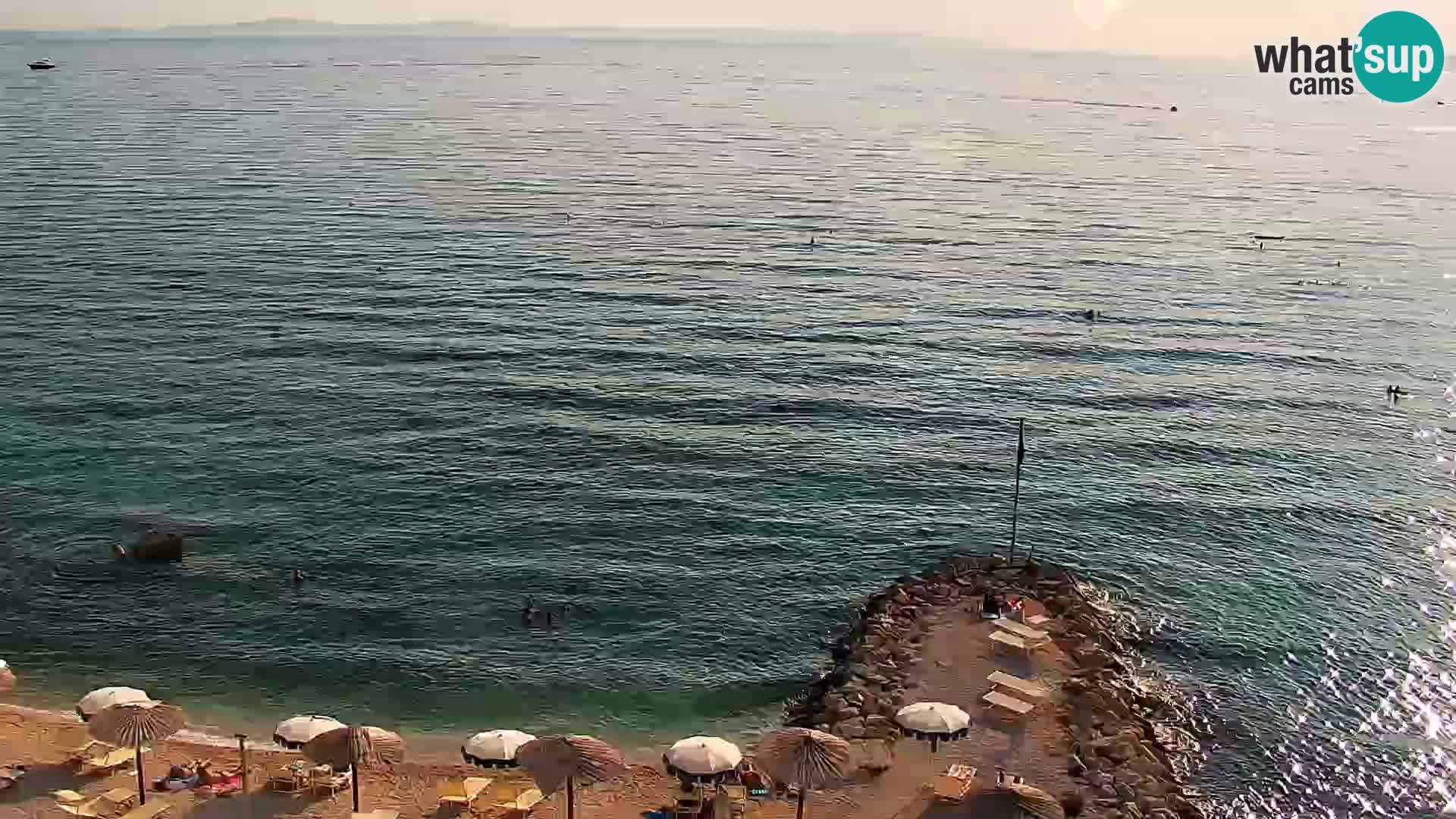 Webcam Playa de Podstrana – Vista en directo desde Hotel Split