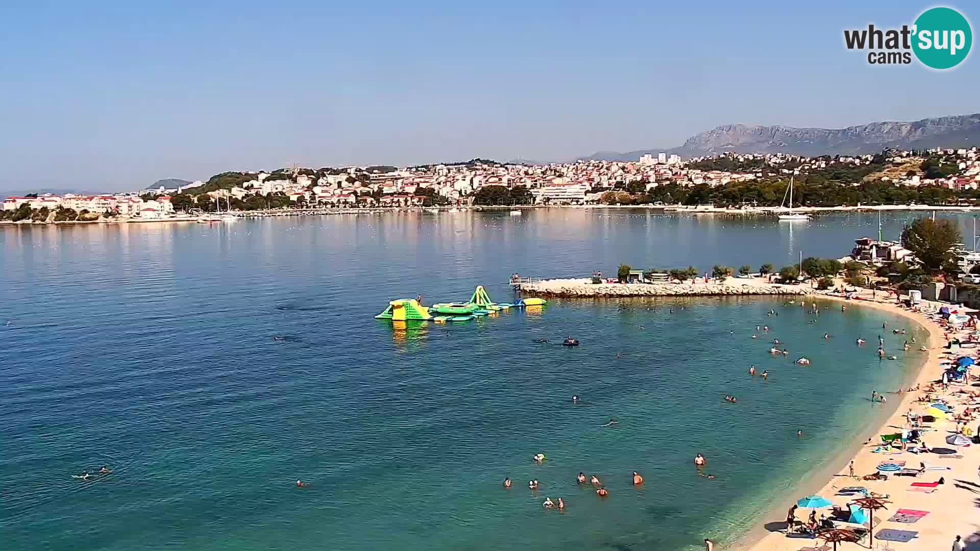 Webcam Playa de Podstrana – Vista en directo desde Hotel Split