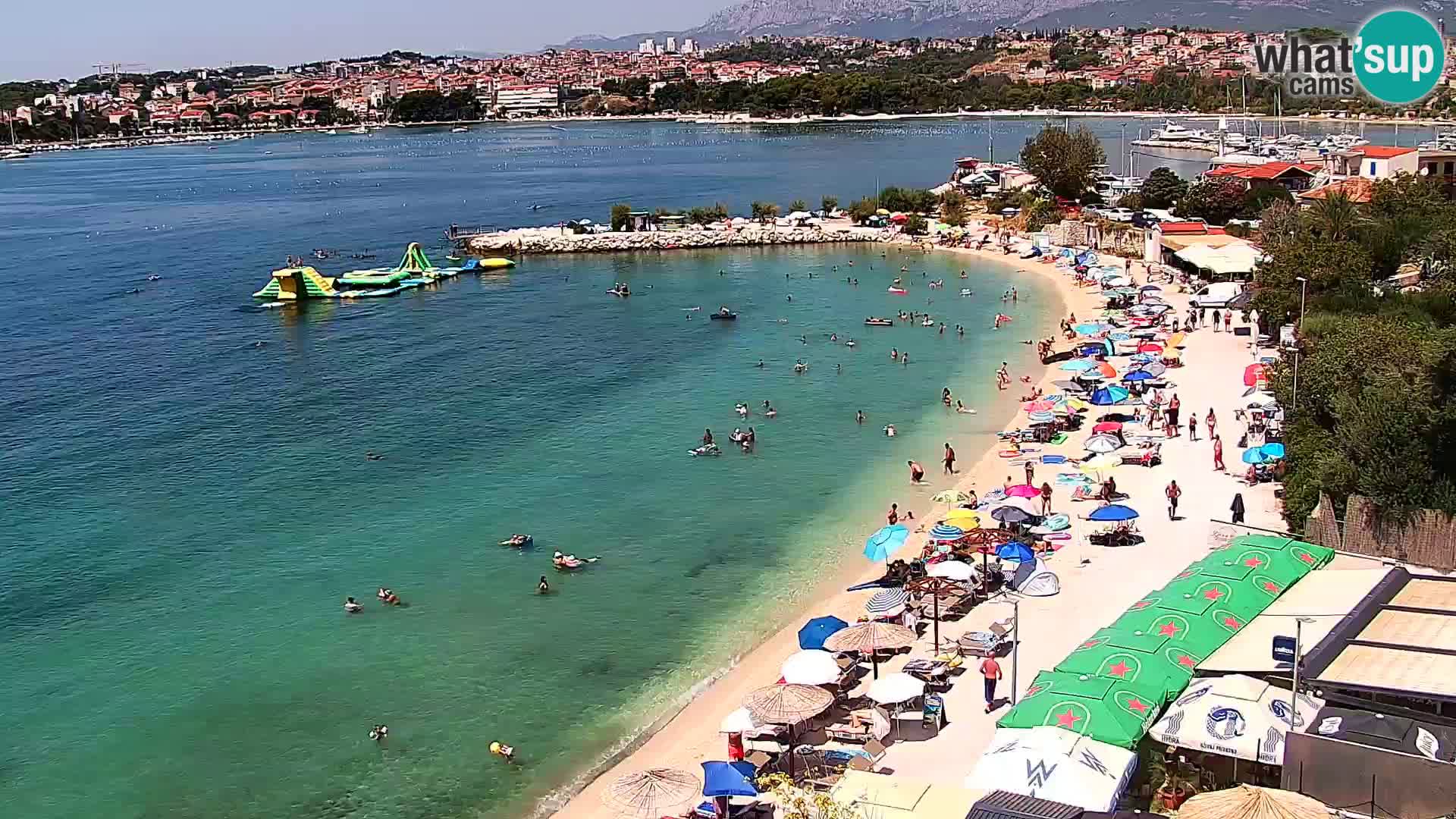 Spletna kamera Plaža Podstrana – Pogled v živo