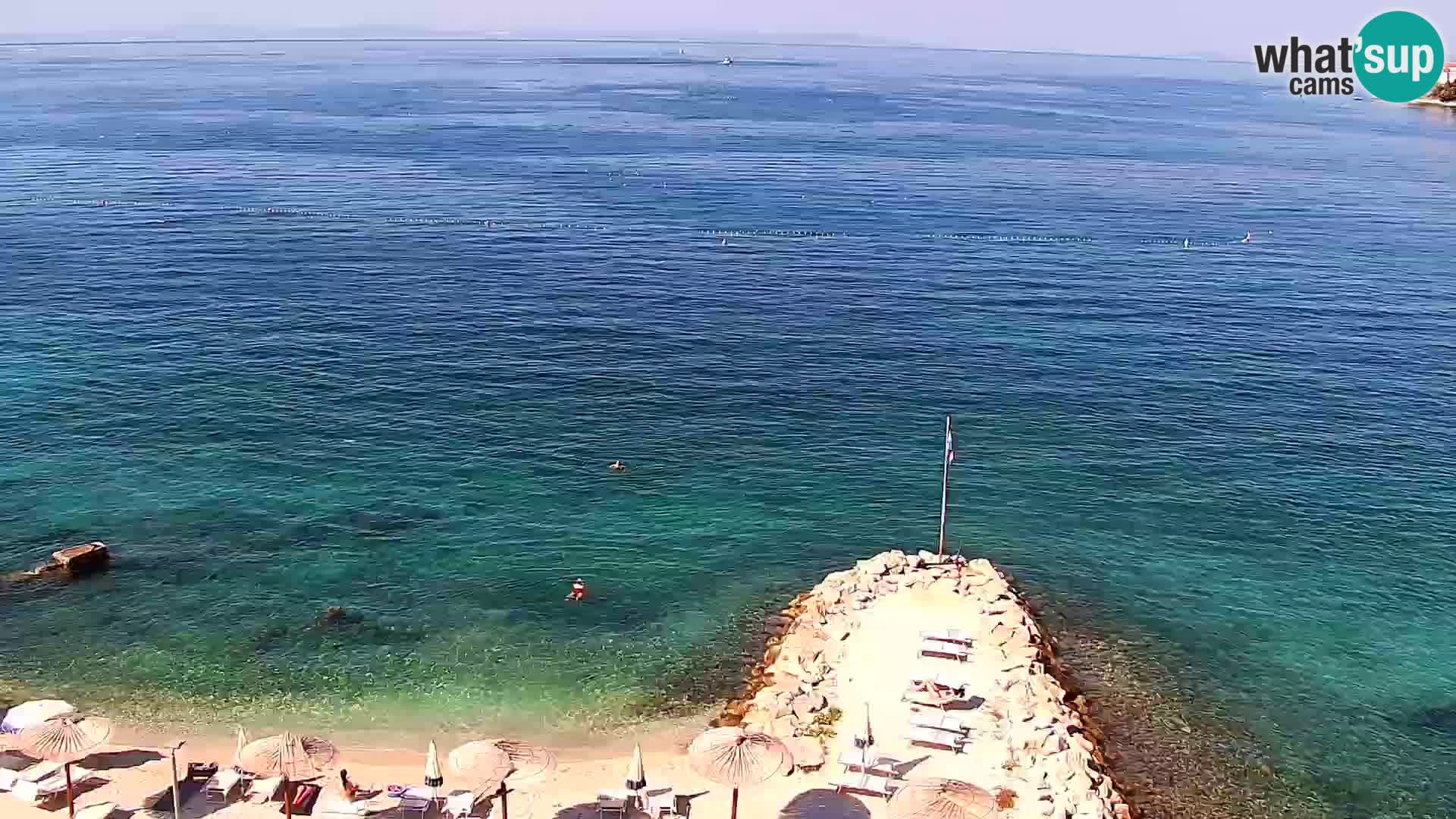 Podstrana Strand Webcam – Liveblick vom Hotel Split