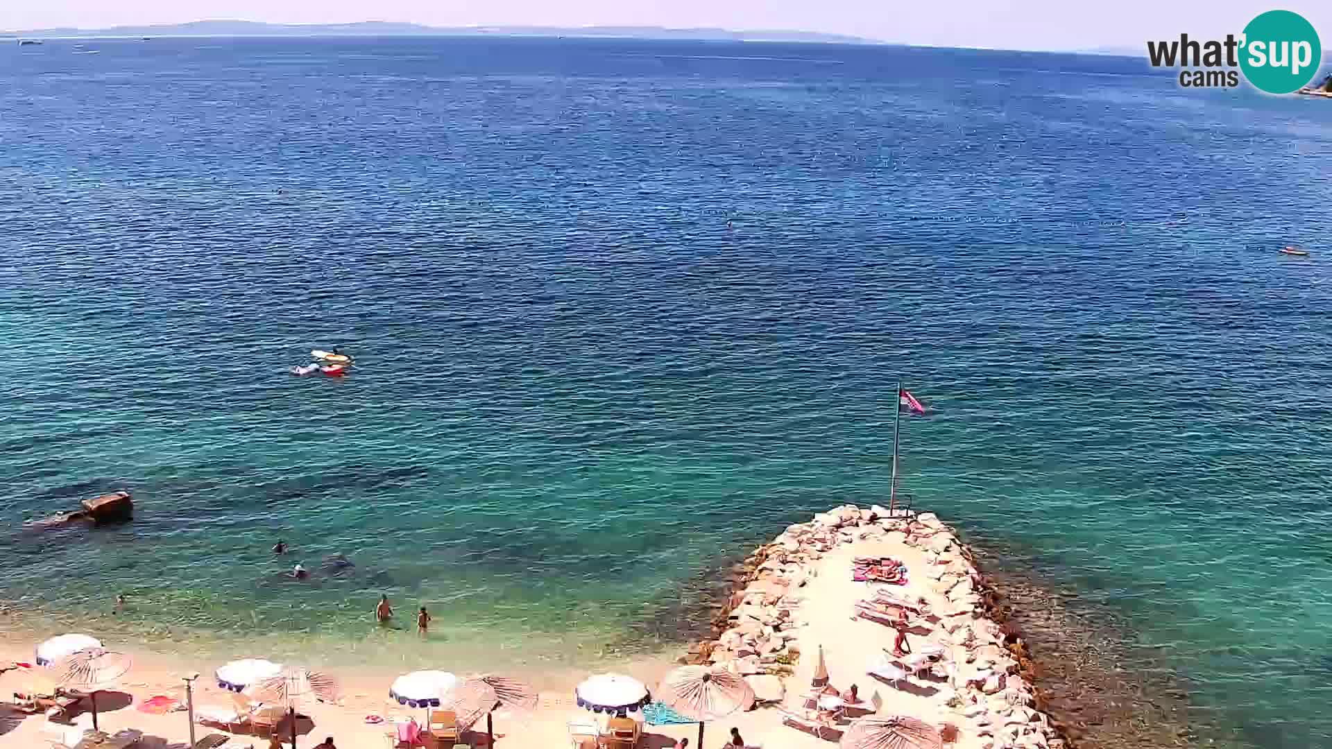 Web kamera Plaža Podstrana – Pogled uživo