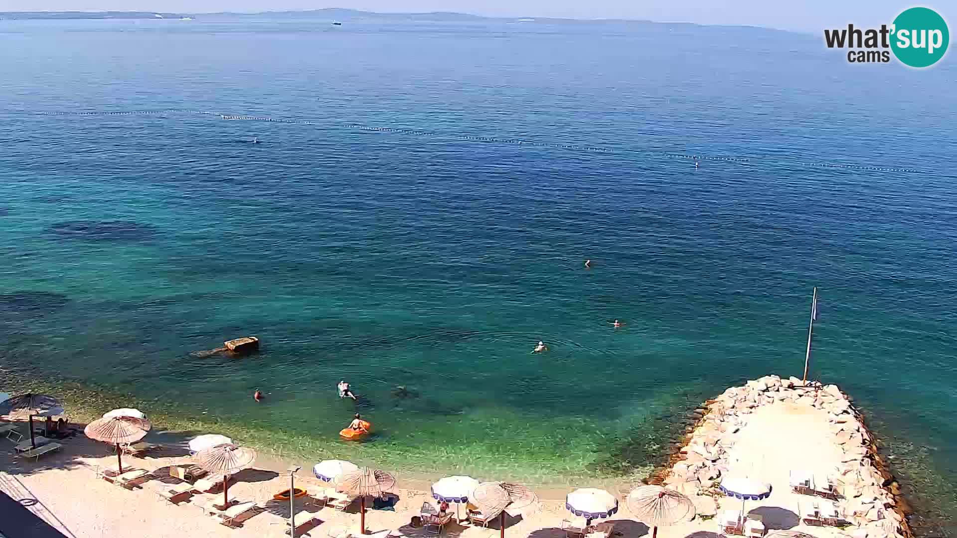 Webcam Playa de Podstrana – Vista en directo desde Hotel Split