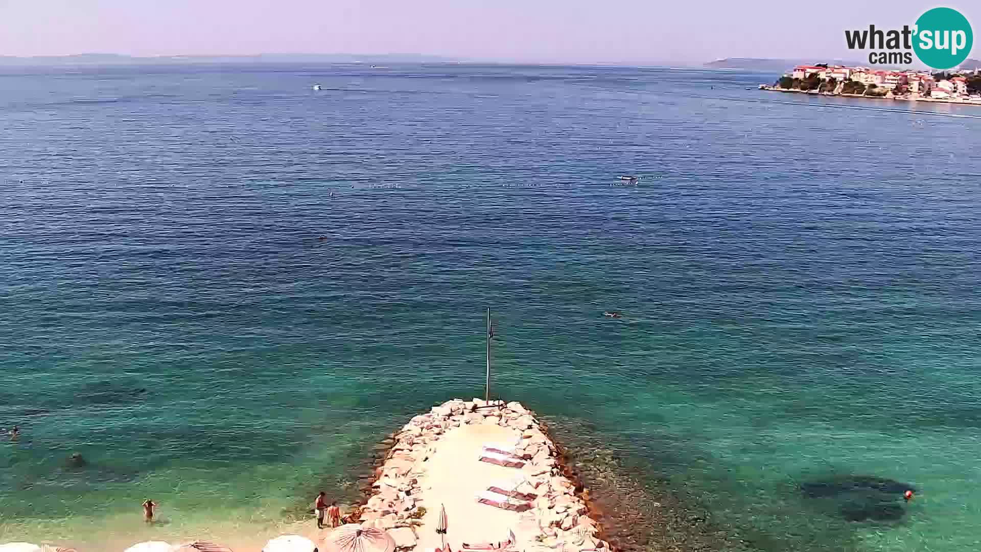Spletna kamera Plaža Podstrana – Pogled v živo