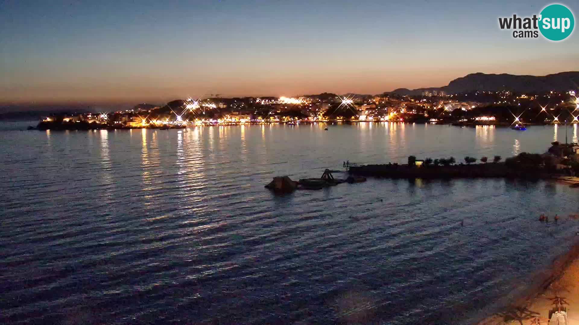 Podstrana Strand Webcam – Liveblick vom Hotel Split