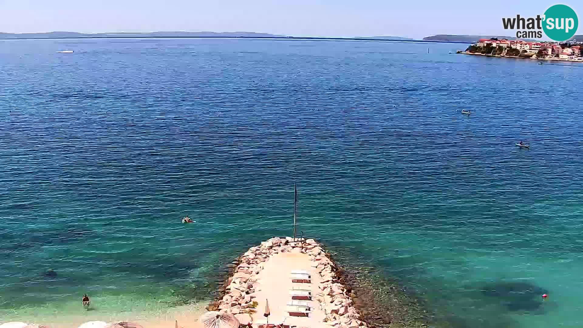 Web kamera Plaža Podstrana – Pogled uživo